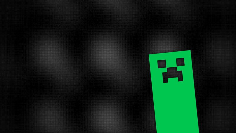 Green Creeper Character — Minimalist