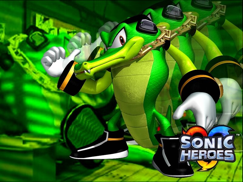 Green Crocodile Character — Aggressive