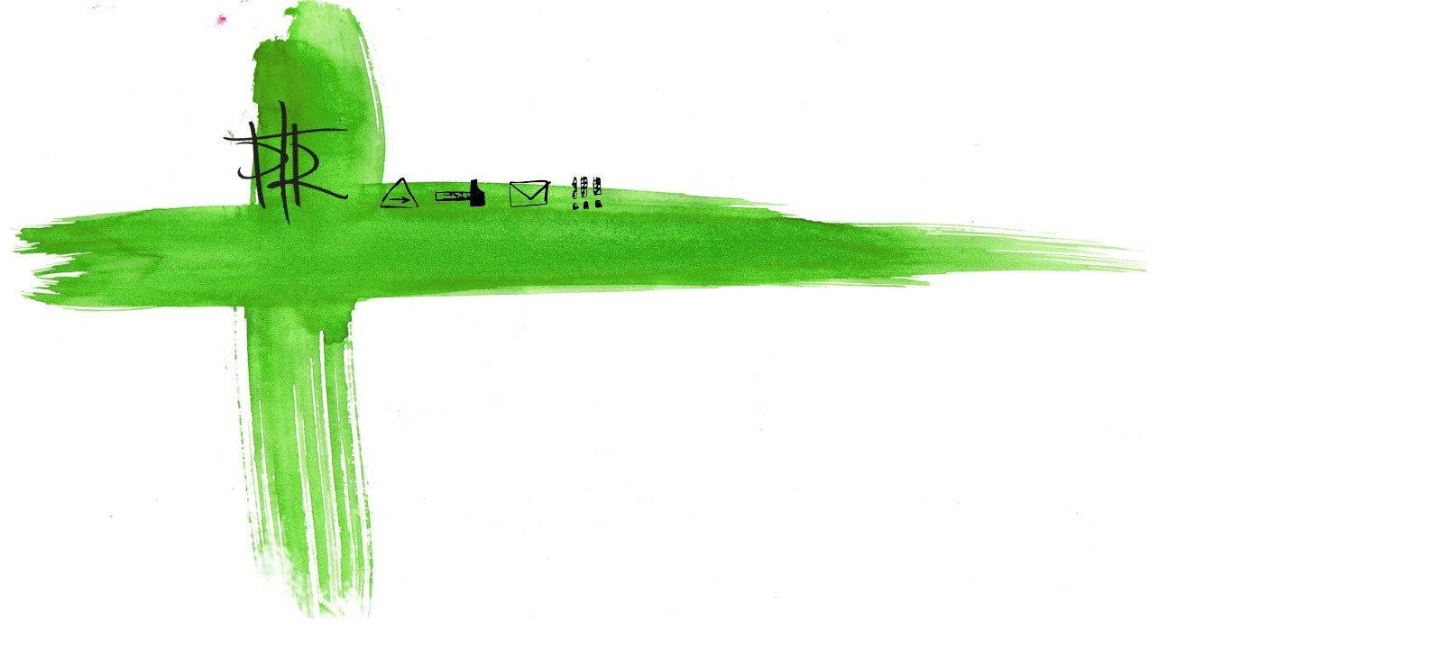 green cross with icons