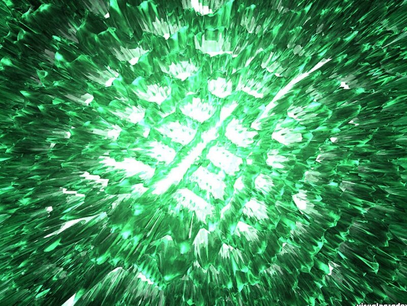 Green Crystal Explosion — Energetic