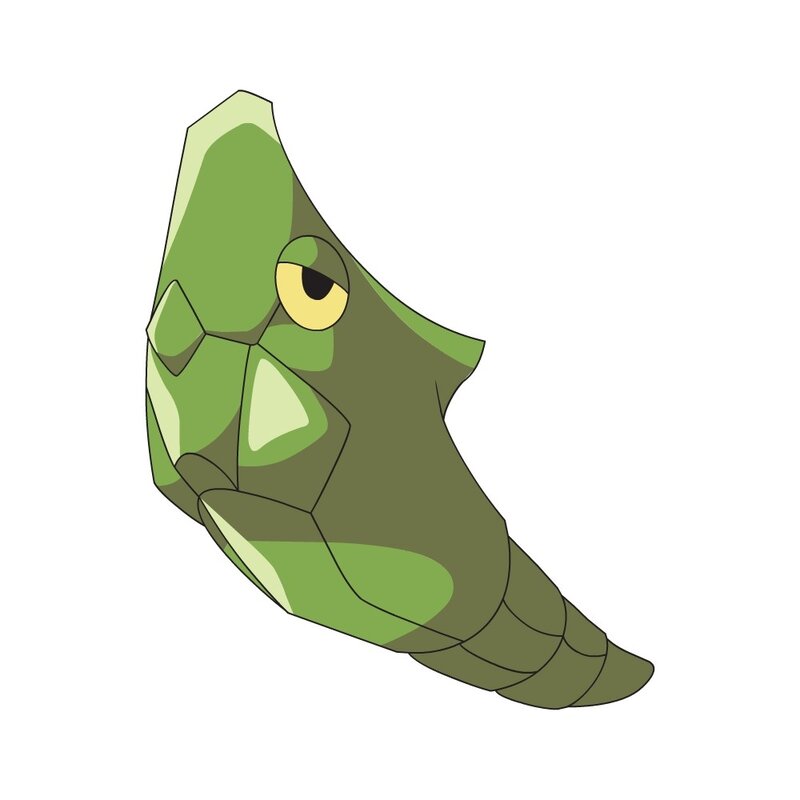 green crystalline creature