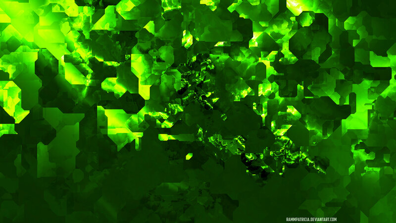 Green Crystalline Pattern