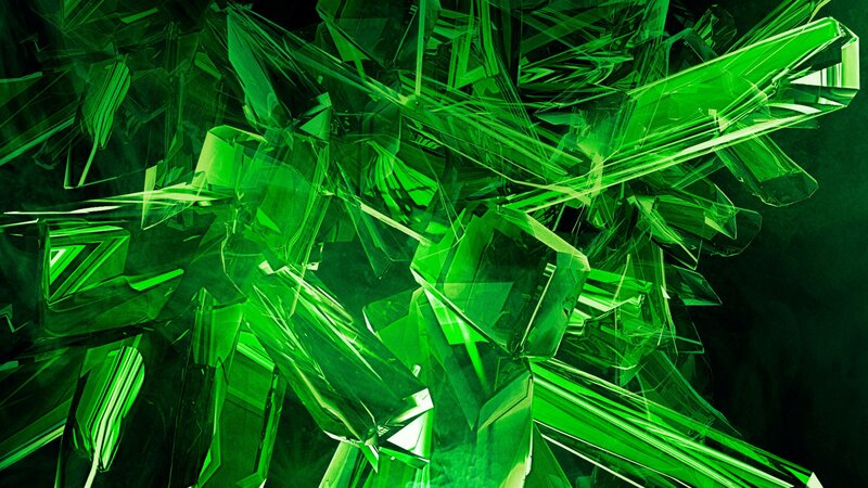 Green Crystalline Structure — Abstract