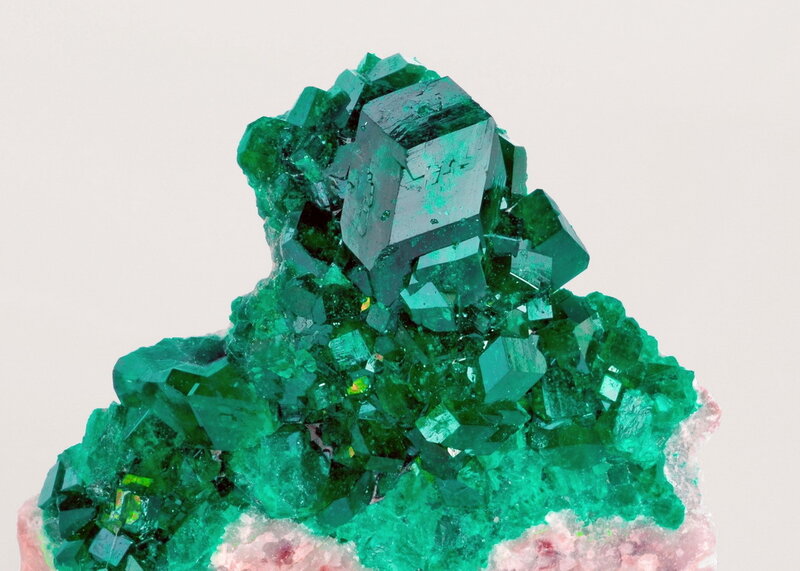 Green Crystals on Rock — Neutral, Photograph