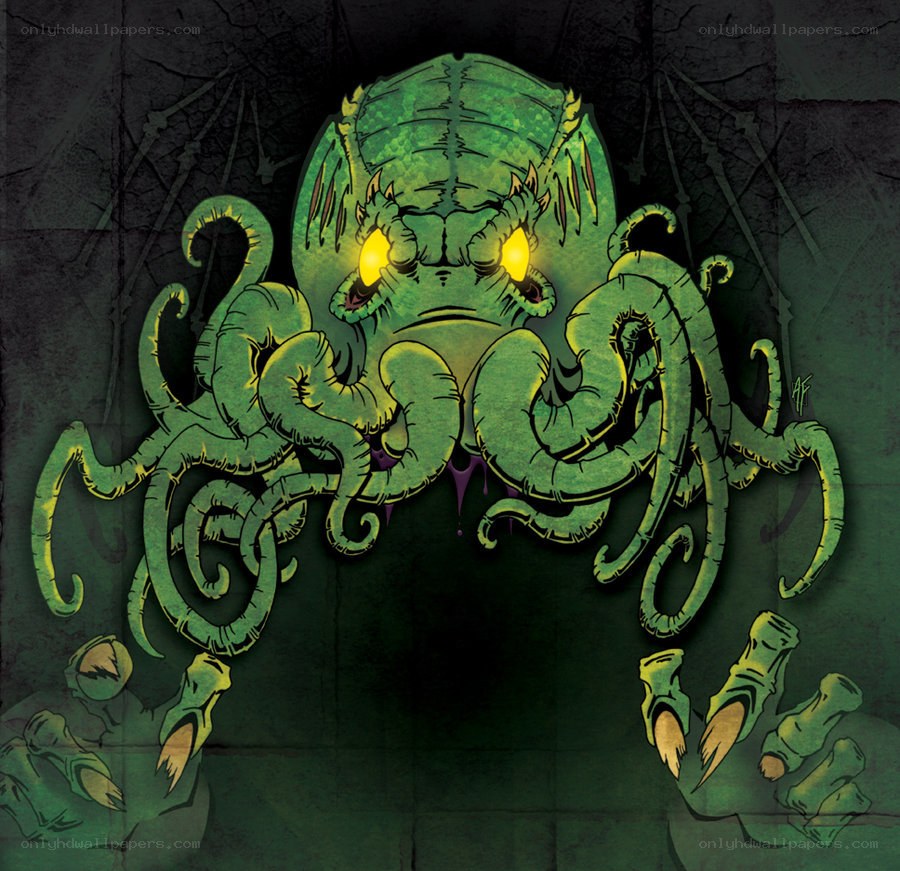 Green Cthulhu Monster