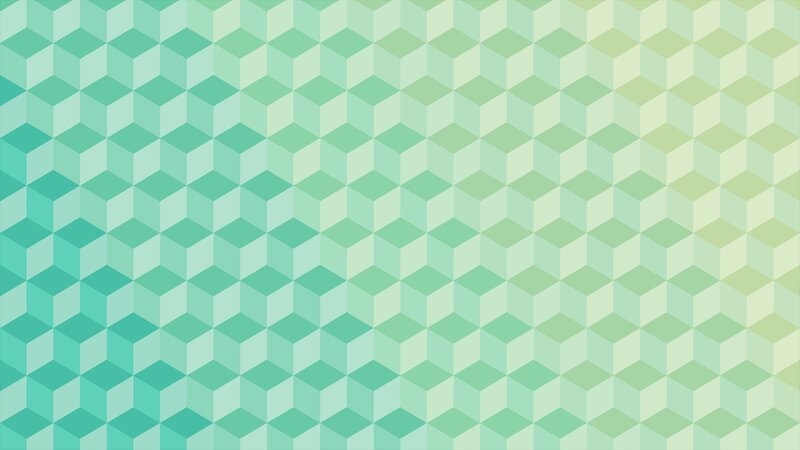 Green Cube Pattern