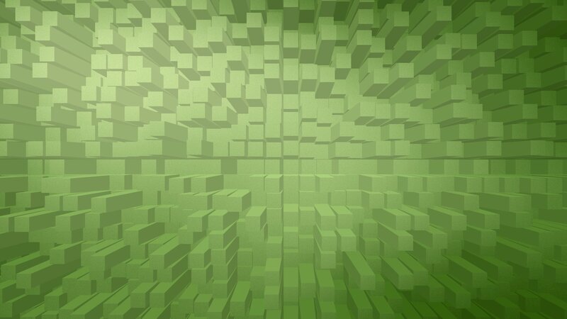 green cube tunnel