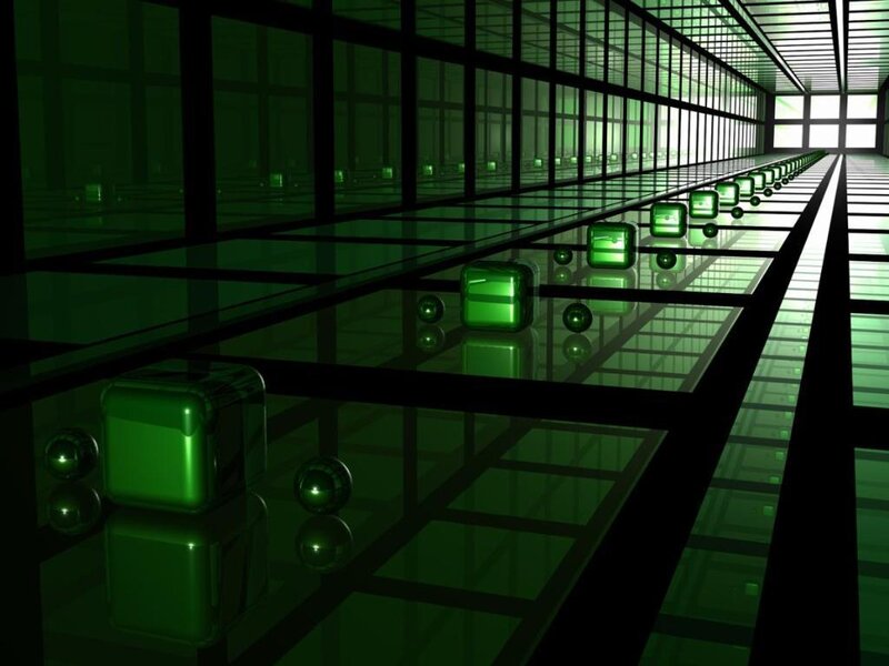Green Cubes and Spheres