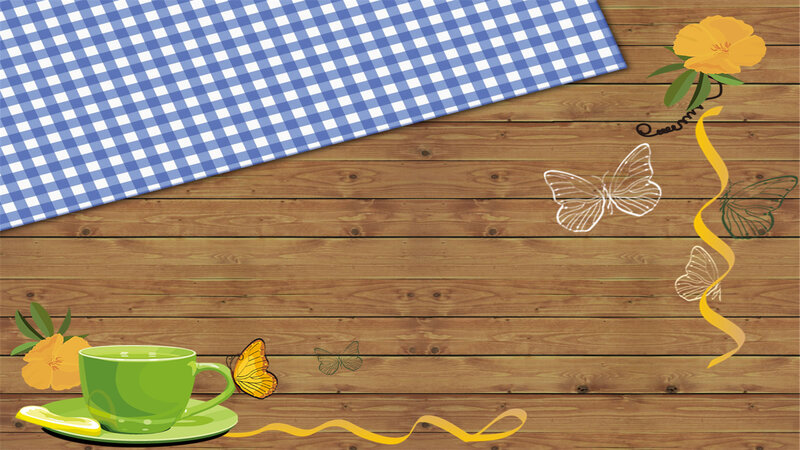 Green Cup on Wooden Table