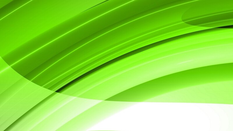 Green Curved Lines — Calm