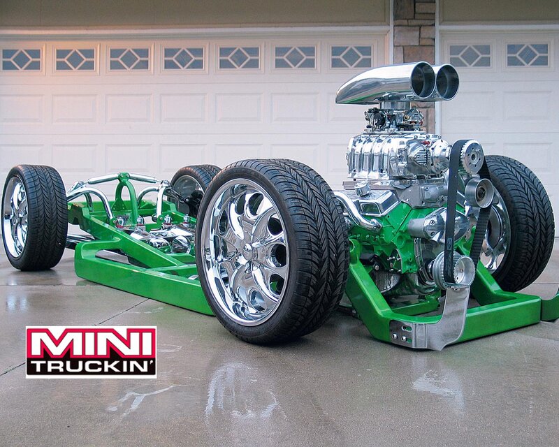 Green Custom Car Chassis