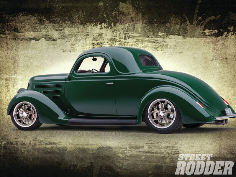 Green Custom Coupe — Dramatic