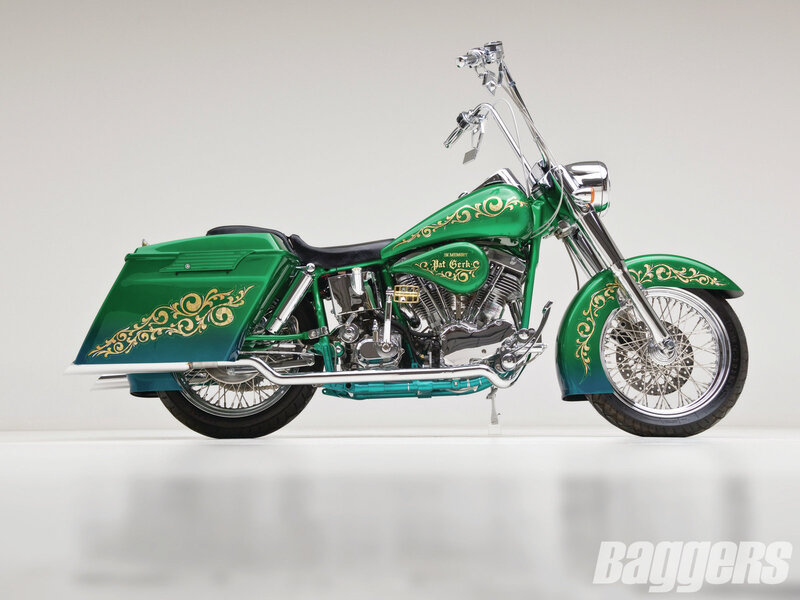 Green Custom Motorcycle — Showcase