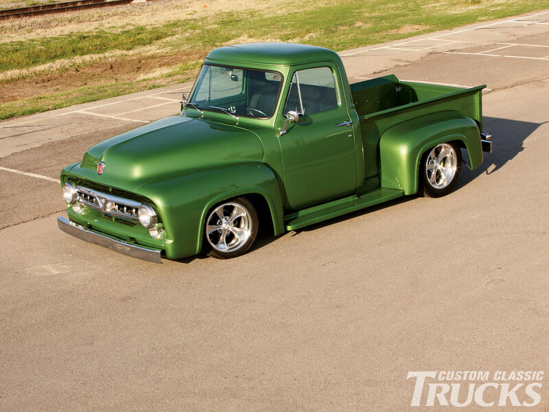 Green Custom Pickup Truck — Calm
