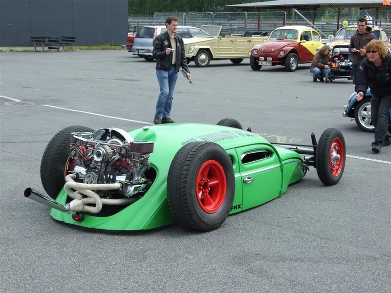 Green Custom Race Car