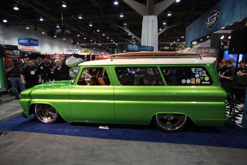 Green Custom Station Wagon