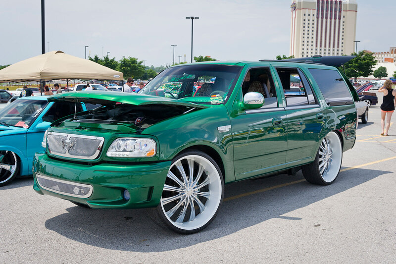 Green Custom Suv