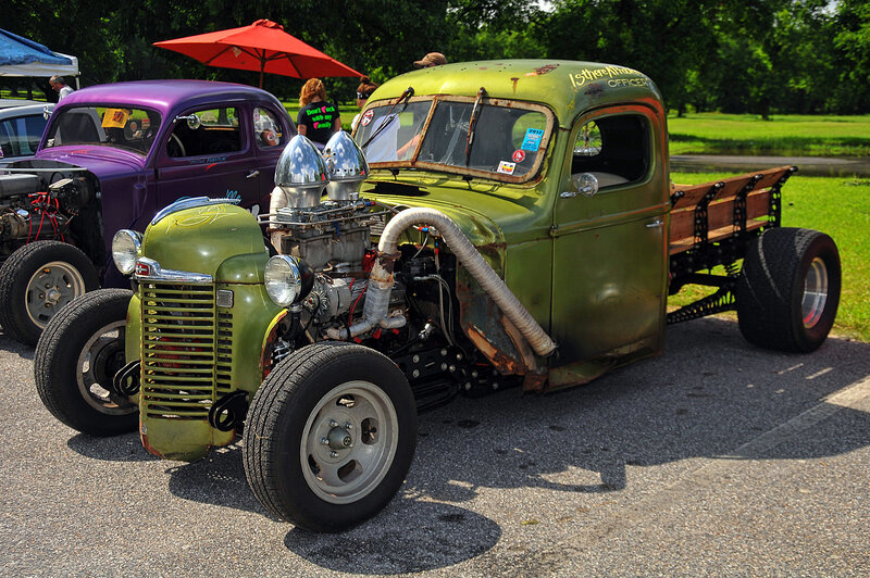 Green Custom Truck — Outdoor