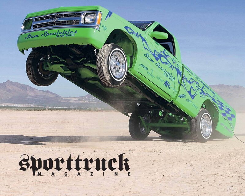 Green Custom Truck