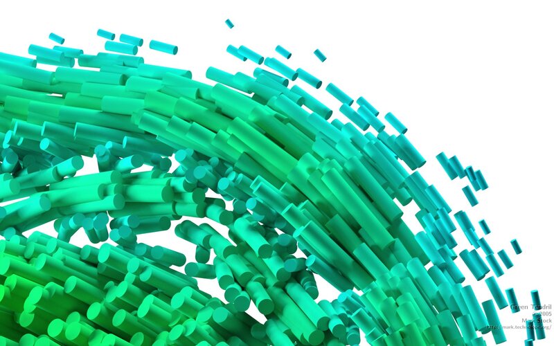 Green cylinders in motion