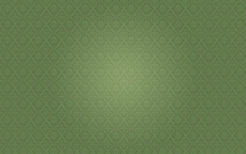 Green Damask Pattern — Abstract