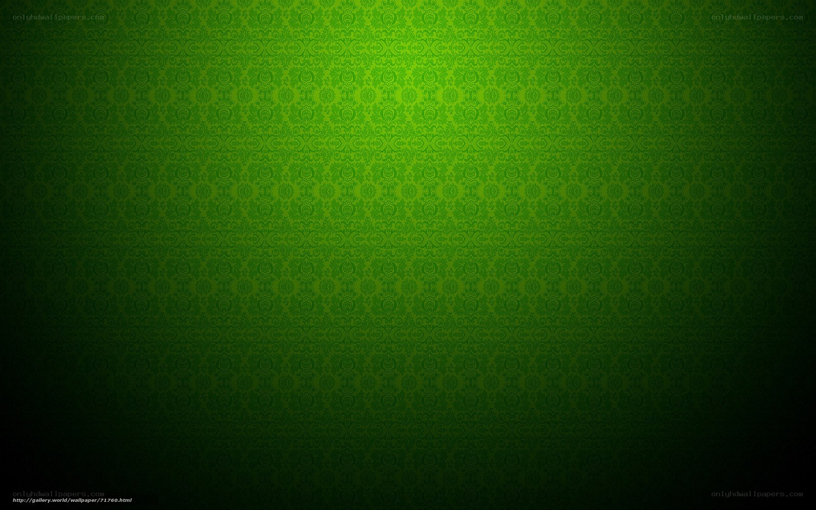 green damask pattern background