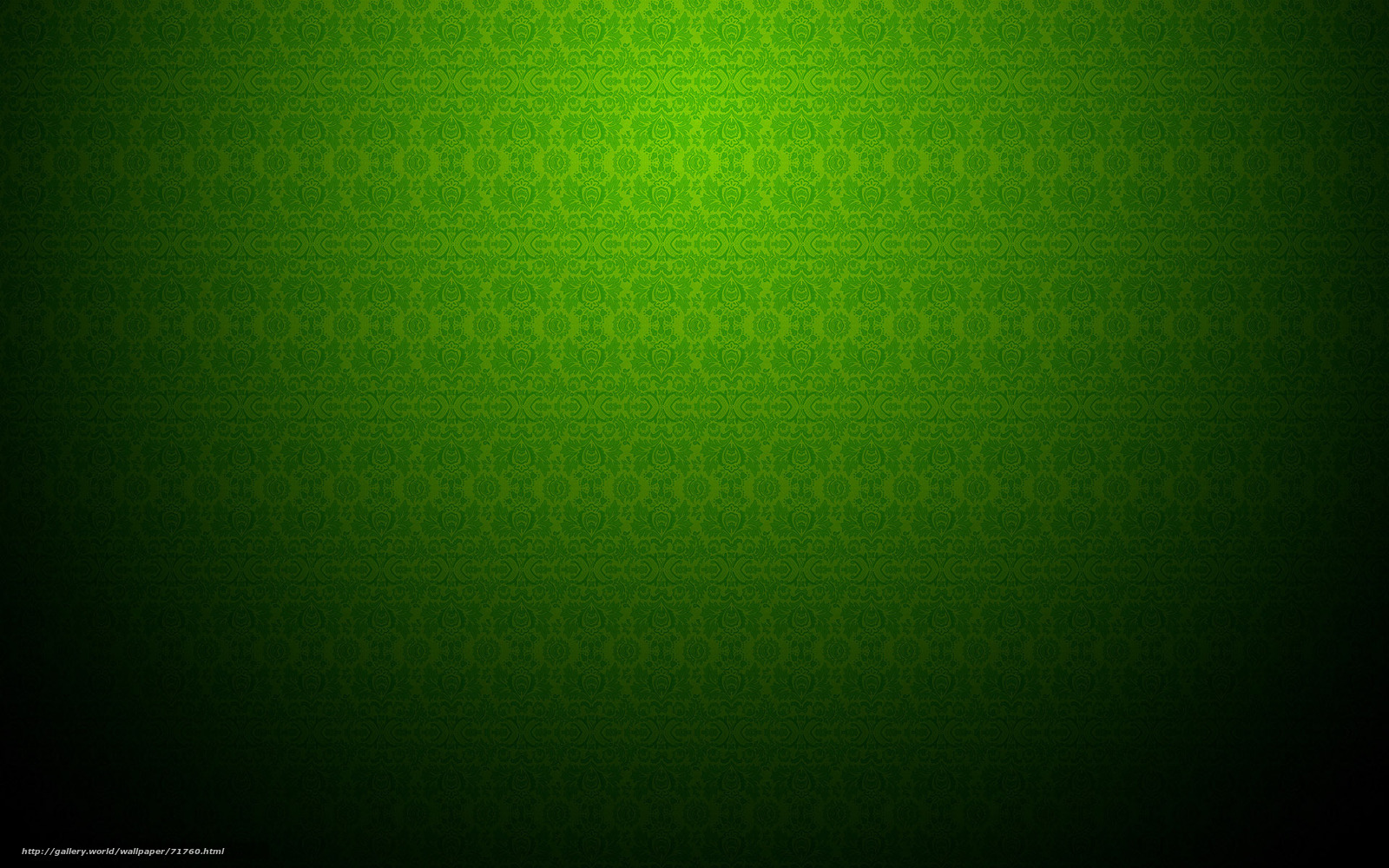 green damask pattern background