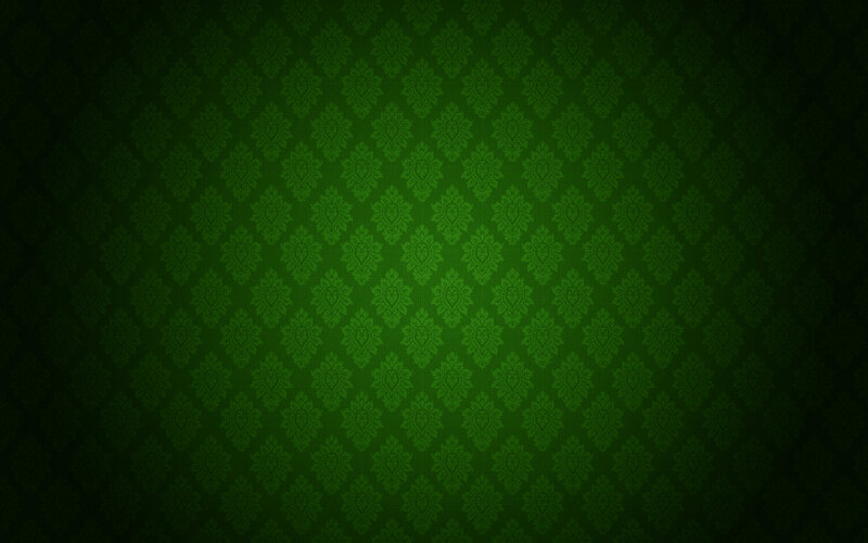 Green Damask Pattern — Dark, Abstract, Diamonds