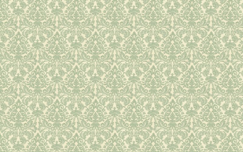 Green Damask Pattern — Ornate