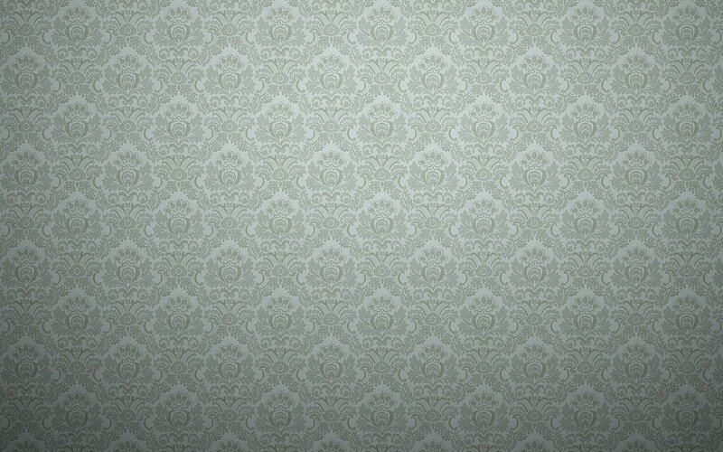 Green Damask Wallpaper — Gray
