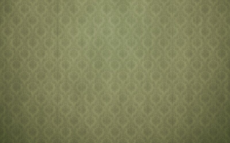green damask wallpaper pattern
