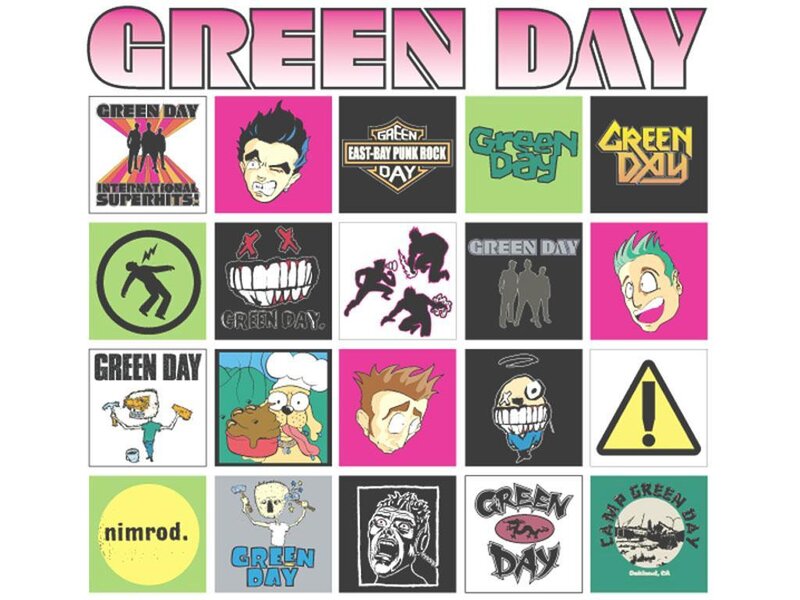 Green Day album art collection