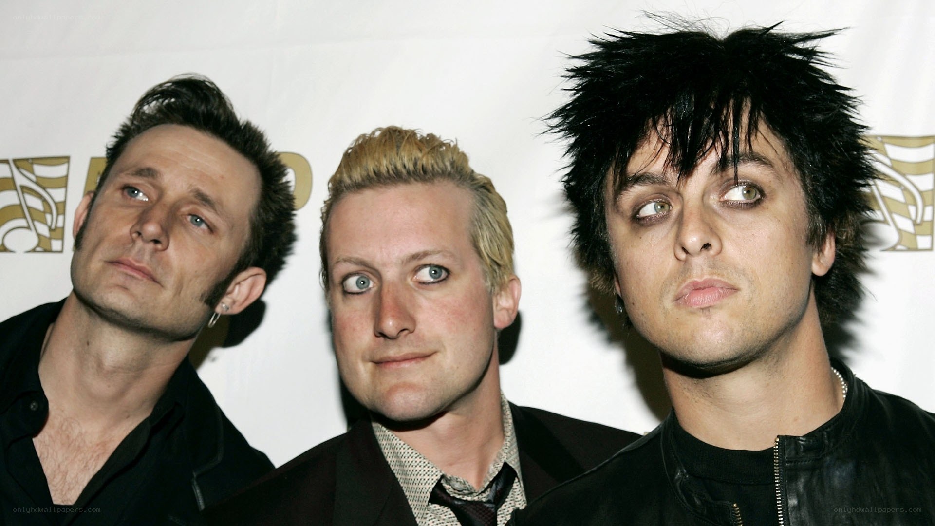 Green Day band members at event