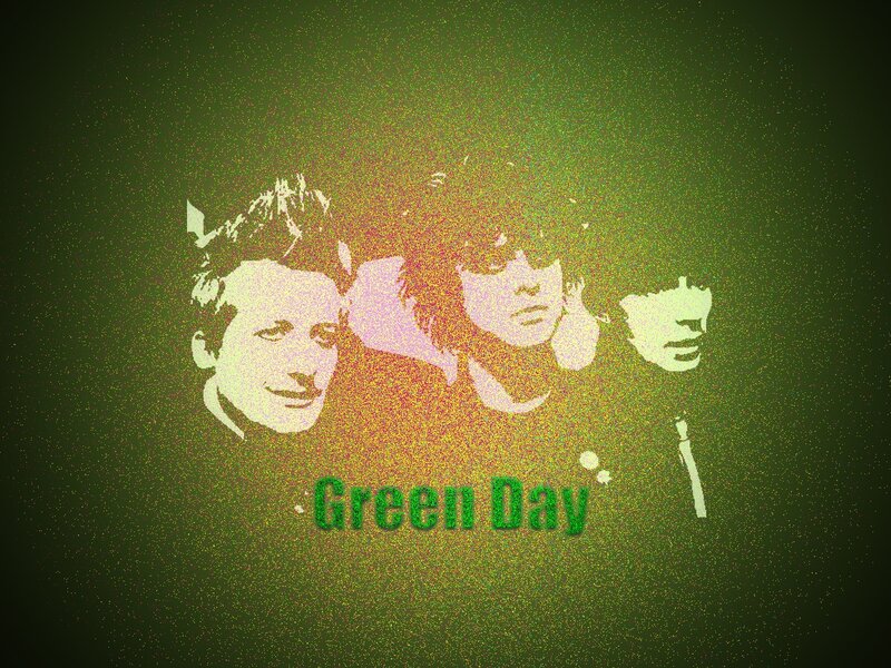 Green Day band portrait