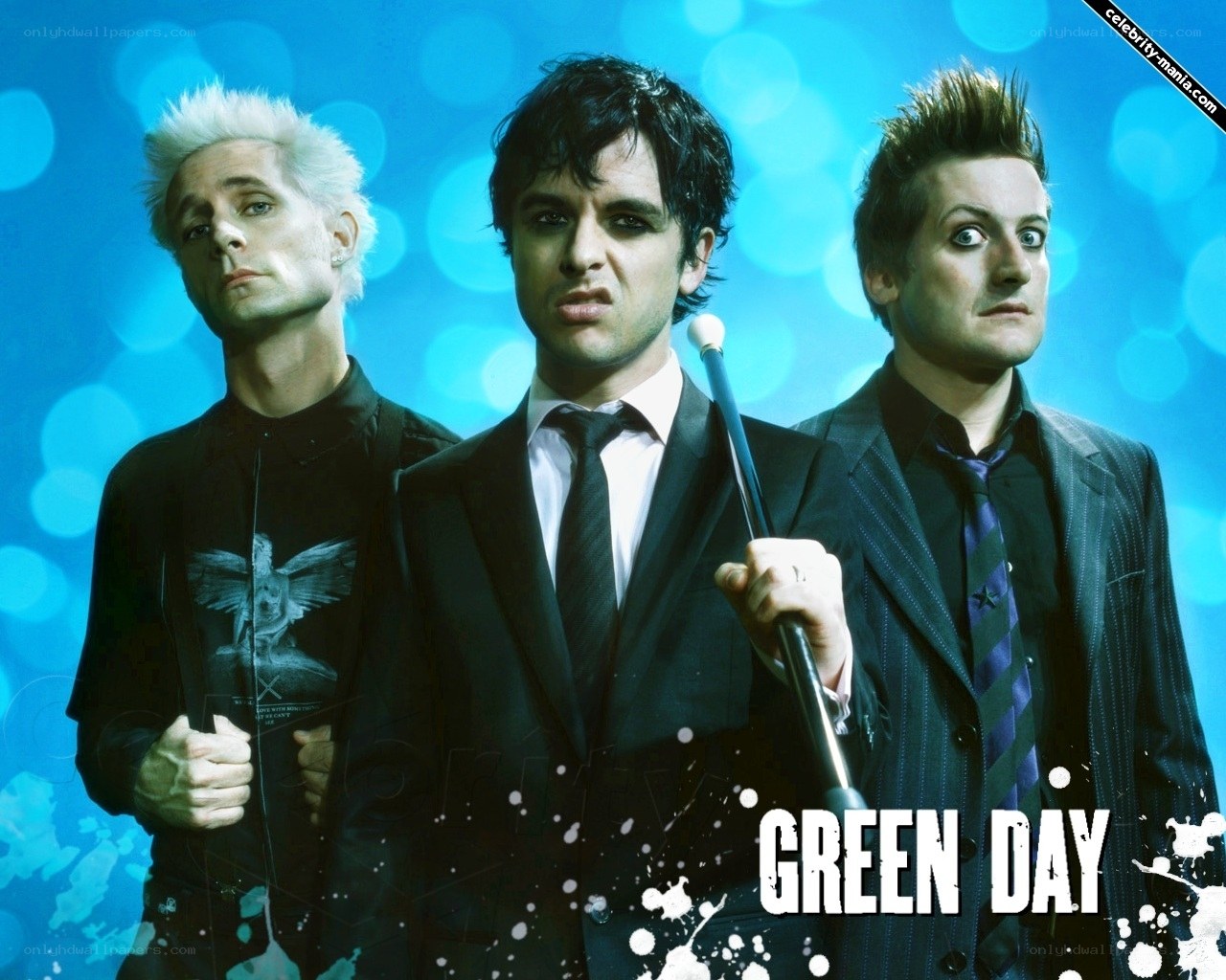 Green Day band portrait