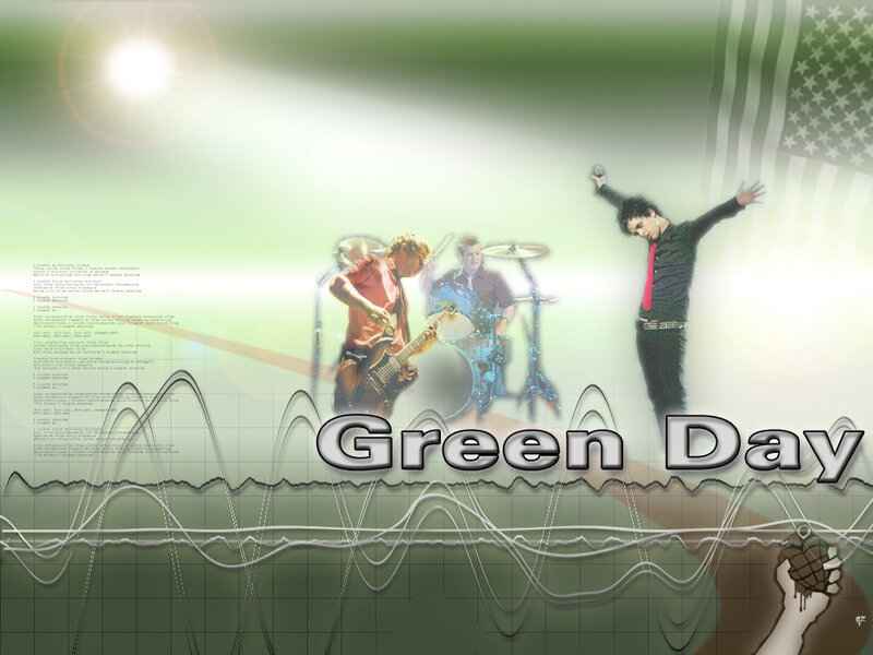 Green Day band wallpaper