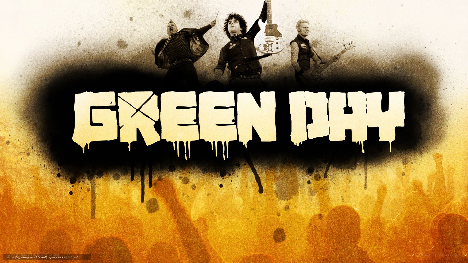 Green Day band wallpaper