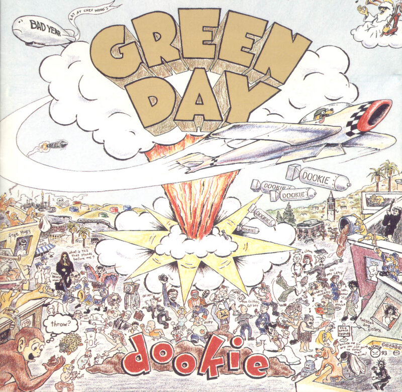 Green Day's Dookie album cover