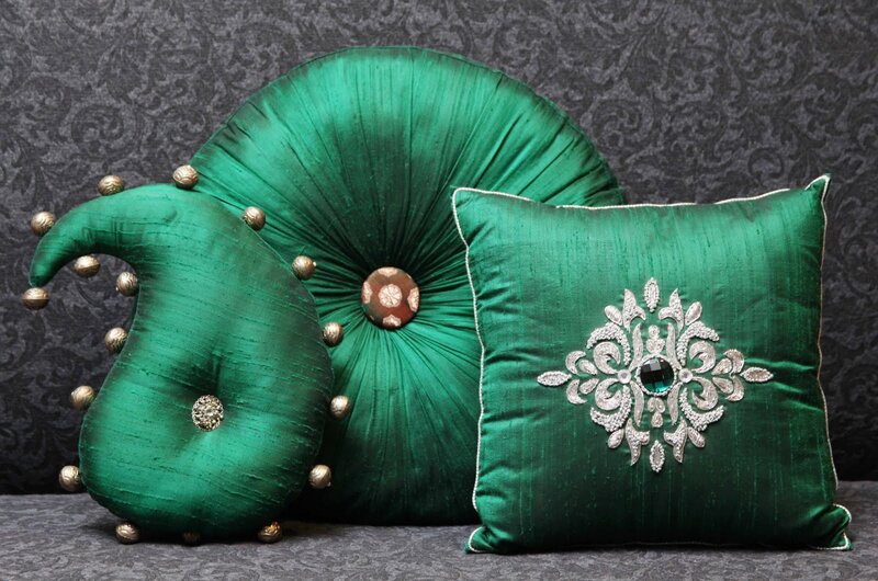 Green Decorative Pillows