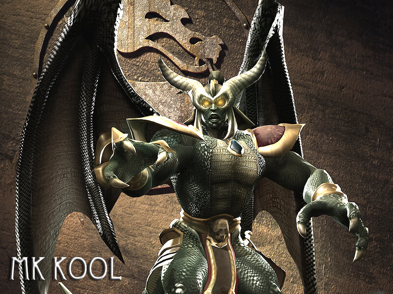 Green Demon Character — Dramatic