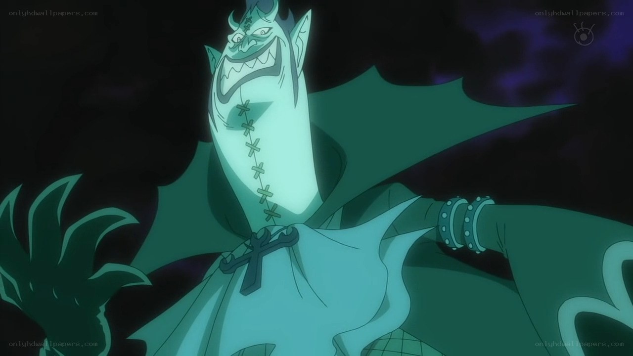 green demon character