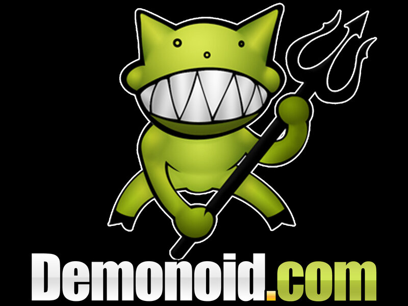 green demon mascot logo