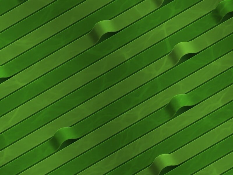 Green Diagonal Stripes — Abstract