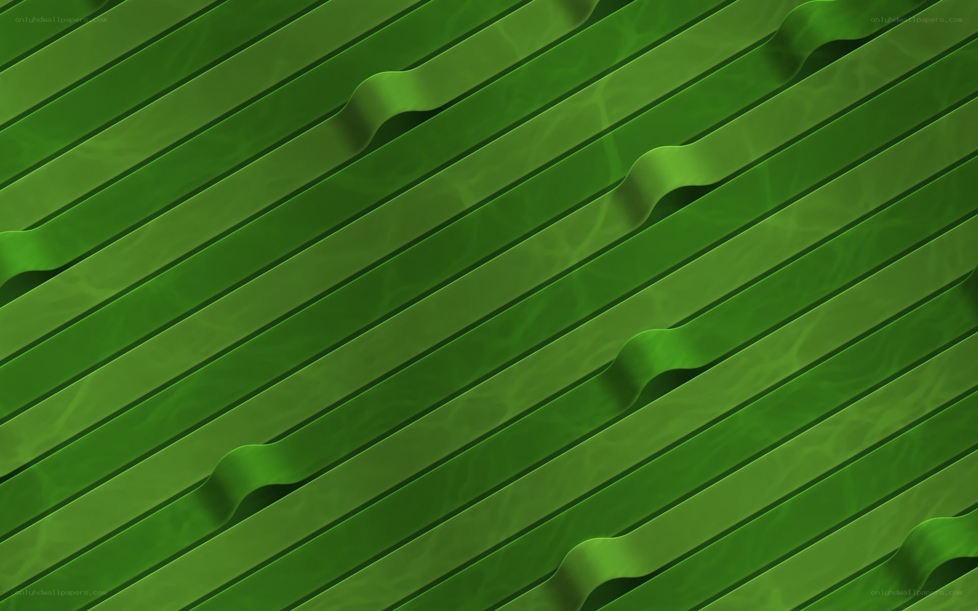 green diagonal wave pattern