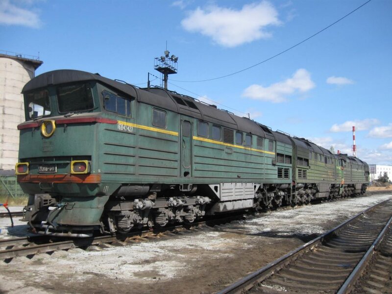 Green Diesel Locomotive — Neutral