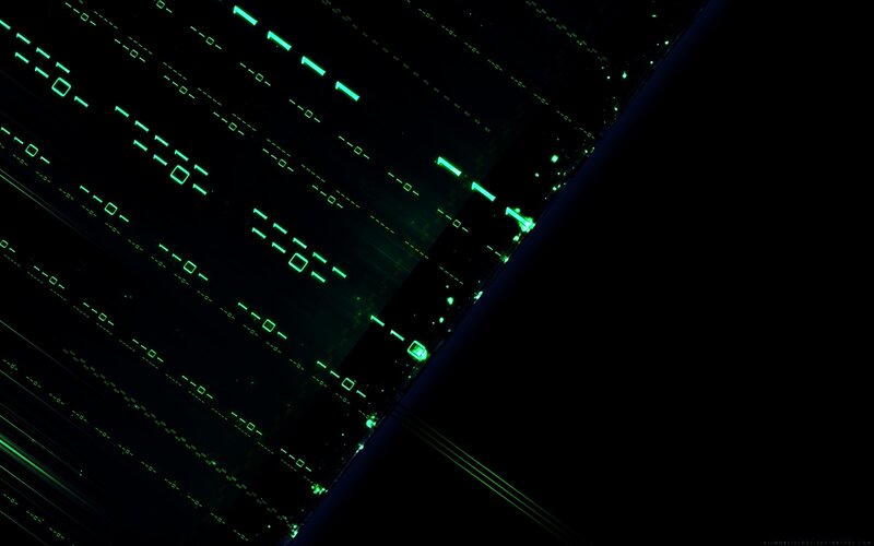 Green Digital Code — Black