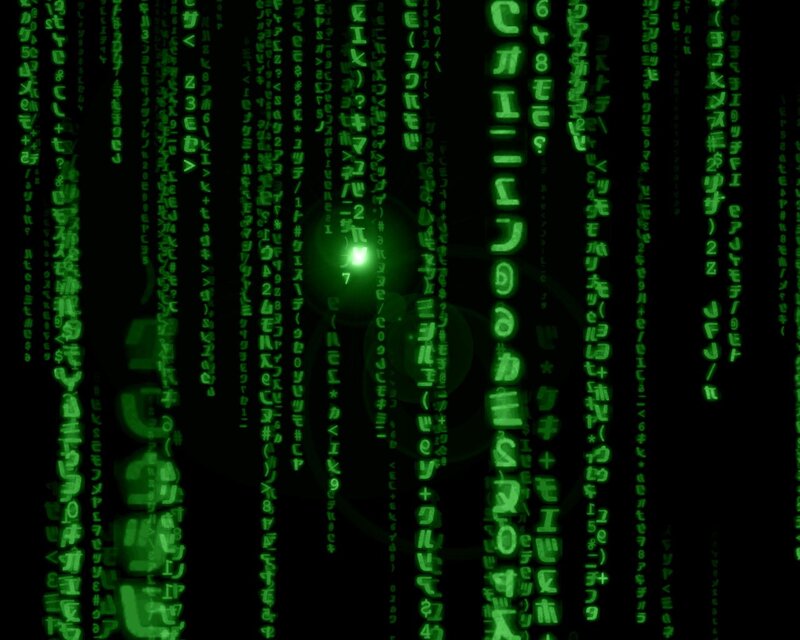Green Digital Code Rain — Black, Technological, Digital Art, Digital Code, Matrix Effect