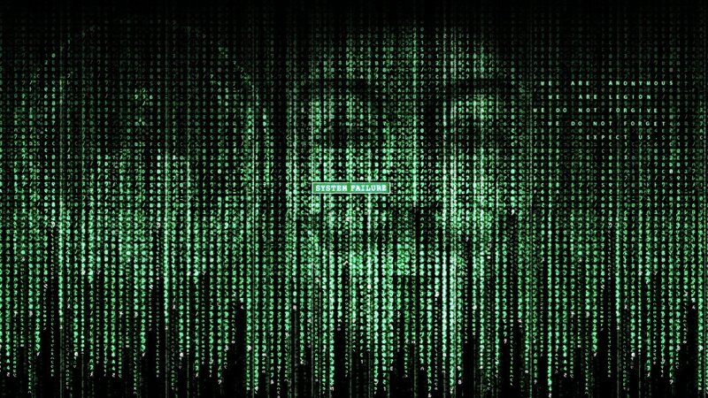 Green Digital Code Rain — Dramatic, Digital Art, Text, Digital Display