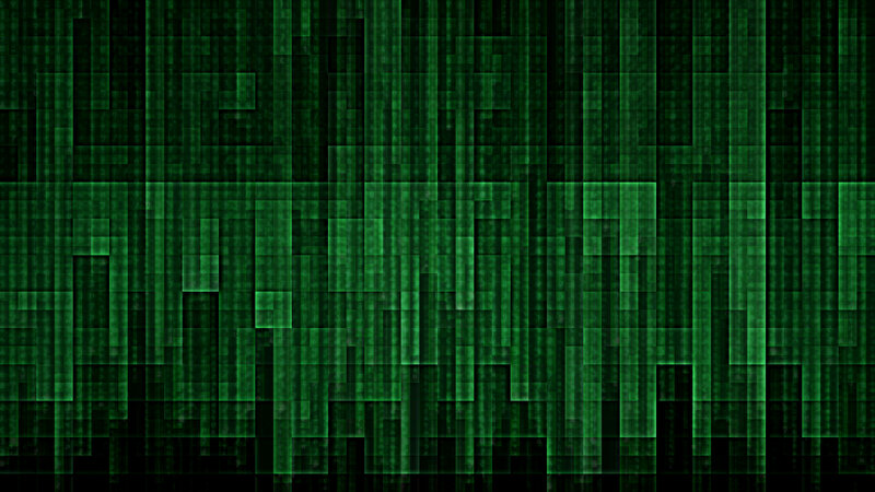 Green Digital Code Rain — Technological, Digital Art, Digital Code, Matrix Effect, Green Glow