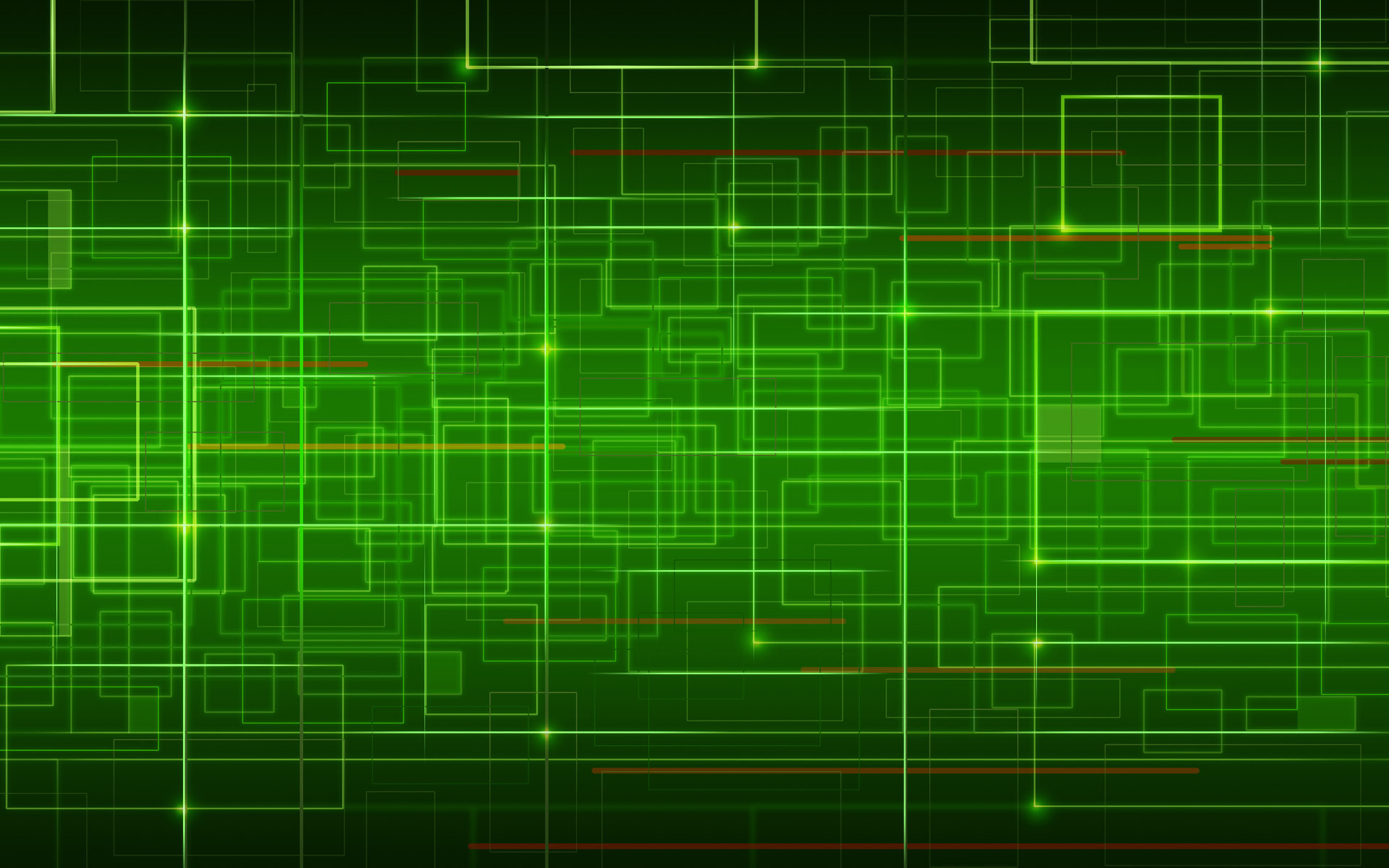 green digital grid pattern